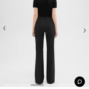 THEORY size 8 black crepe new without tags pants